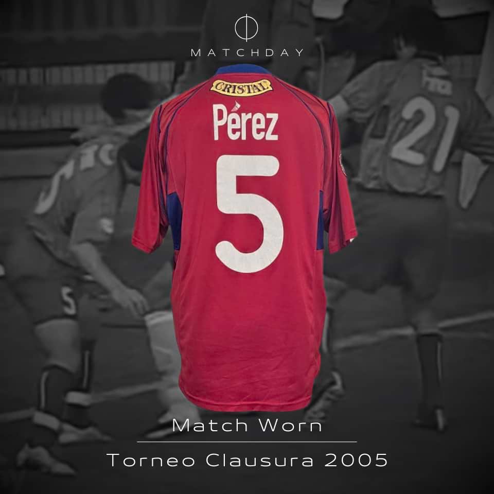 Eros Perez – Match worn – Universidad Catolica – Torneo Clausura 2005 - Imagen 3