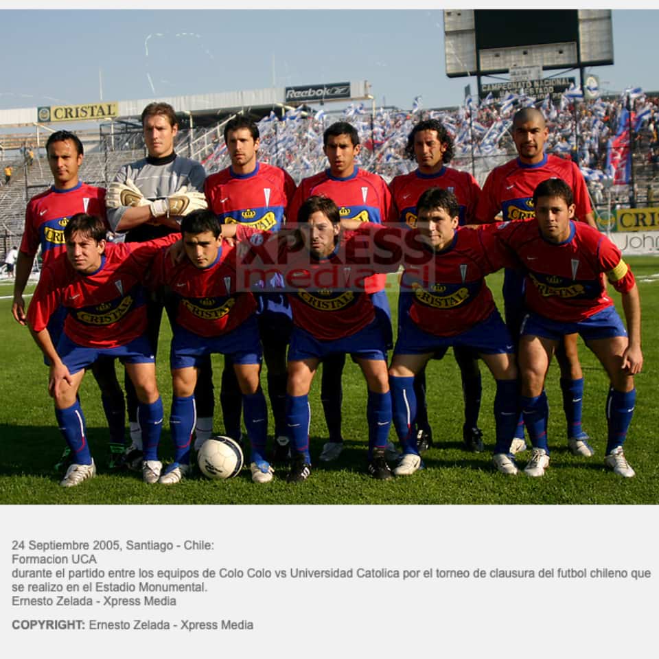 Eros Perez – Match worn – Universidad Catolica – Torneo Clausura 2005 - Imagen 18