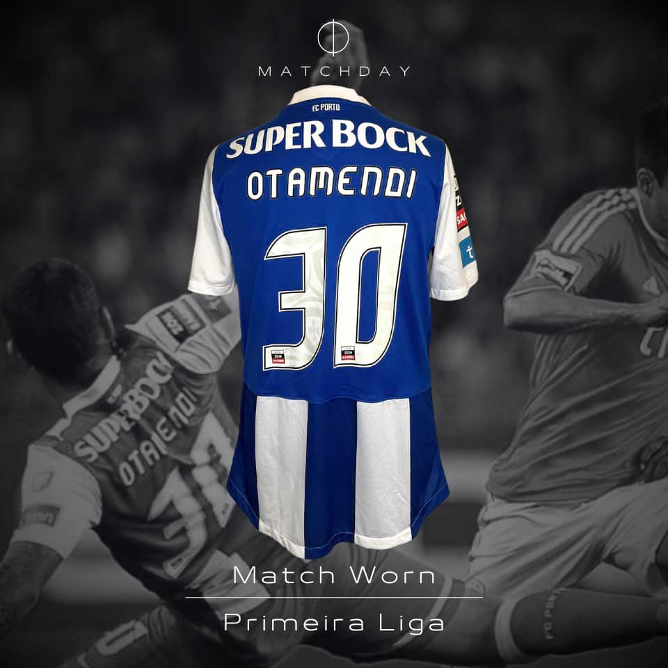 Nicolas Otamendi – Match worn – Porto FC vs Benfica SL – Primeira Liga 2011 - Imagen 3