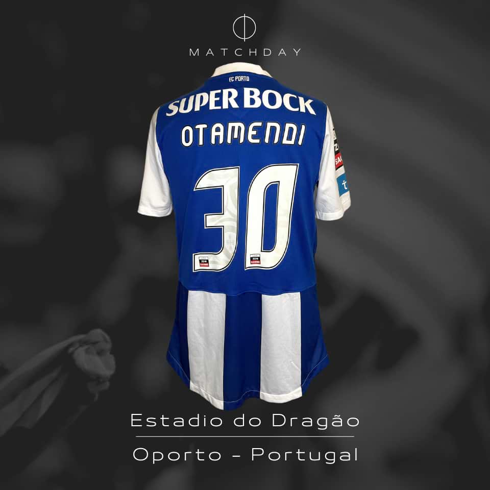 Nicolas Otamendi – Match worn – Porto FC vs Benfica SL – Primeira Liga 2011 - Imagen 5