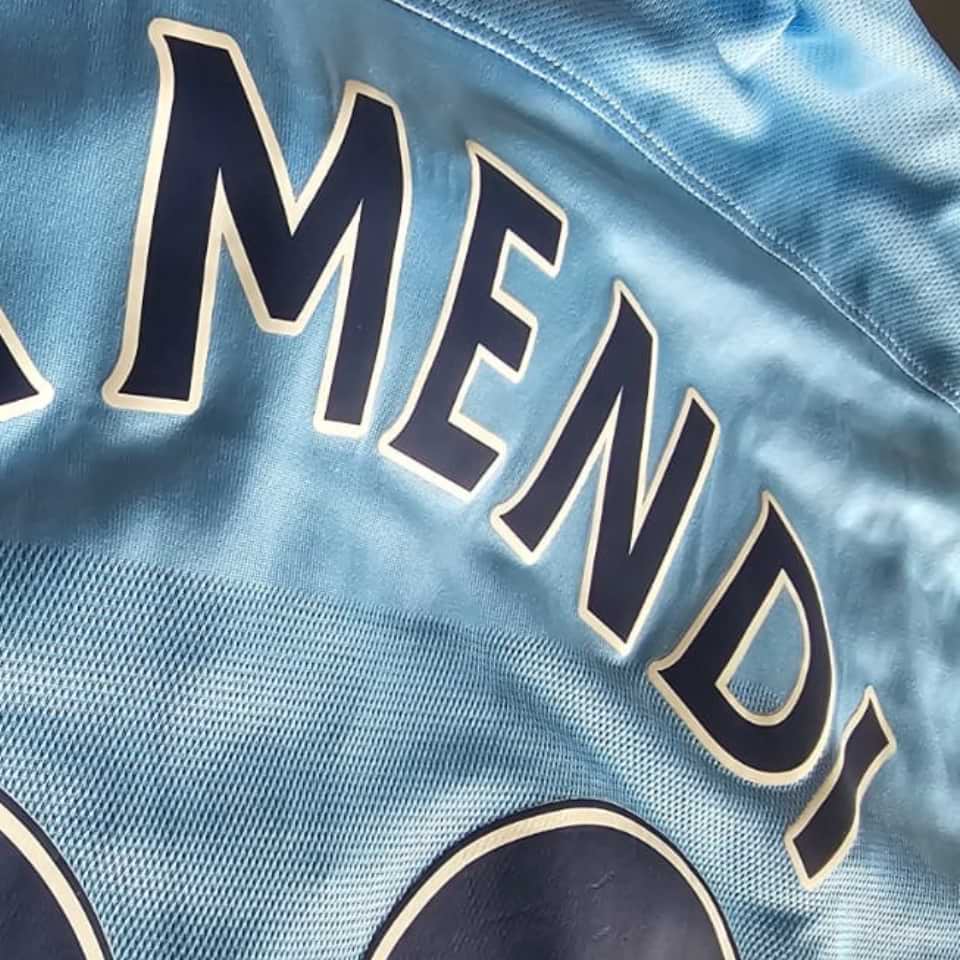 Nicolas Otamendi – Match worn – Manchester United vs Manchester City – Premier Ligue 2015 - Imagen 16
