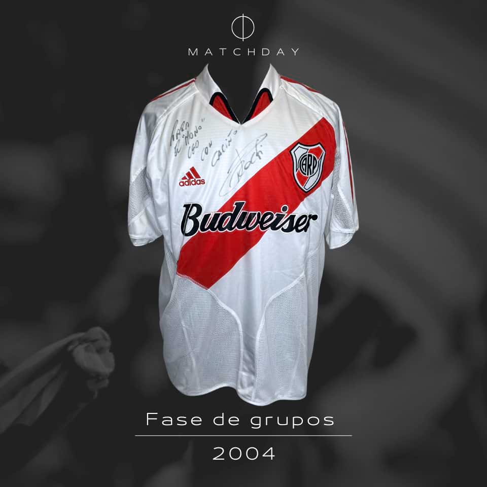 Daniel Montenegro – Match worn & signed – River Plate – Copa Libertadores 2004 - Imagen 4