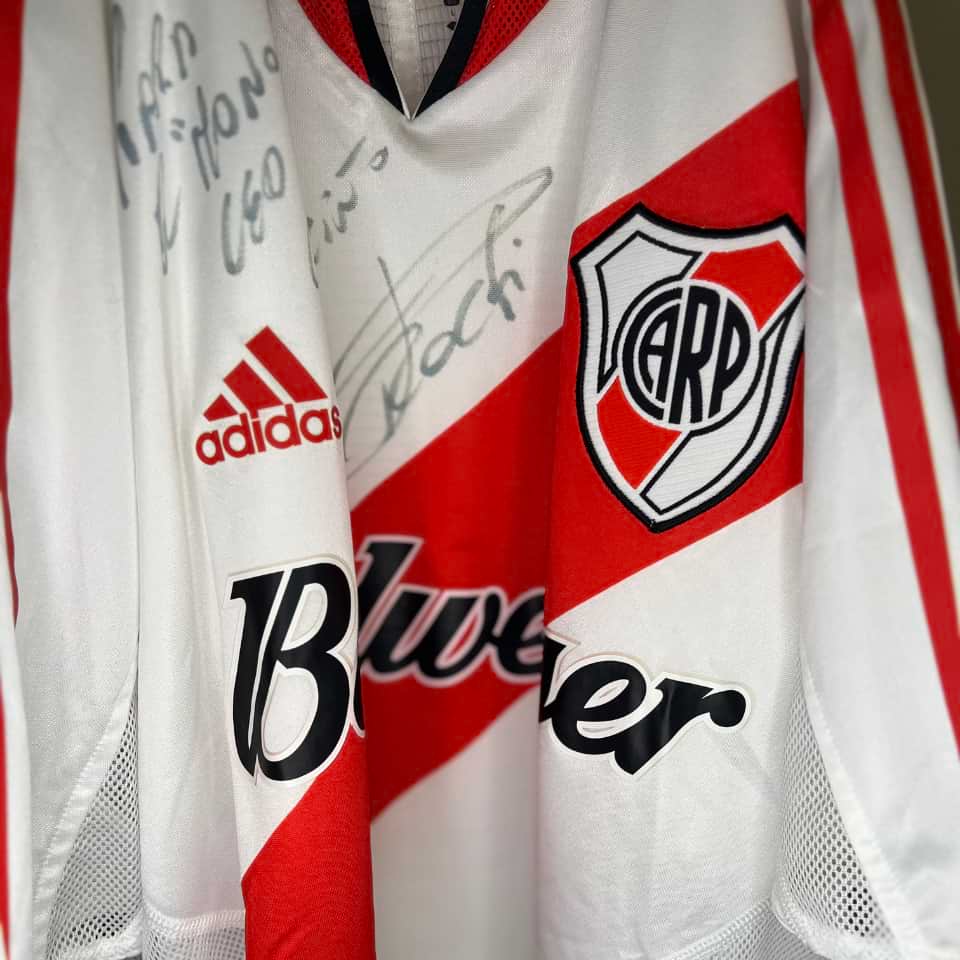 Daniel Montenegro – Match worn & signed – River Plate – Copa Libertadores 2004 - Imagen 6