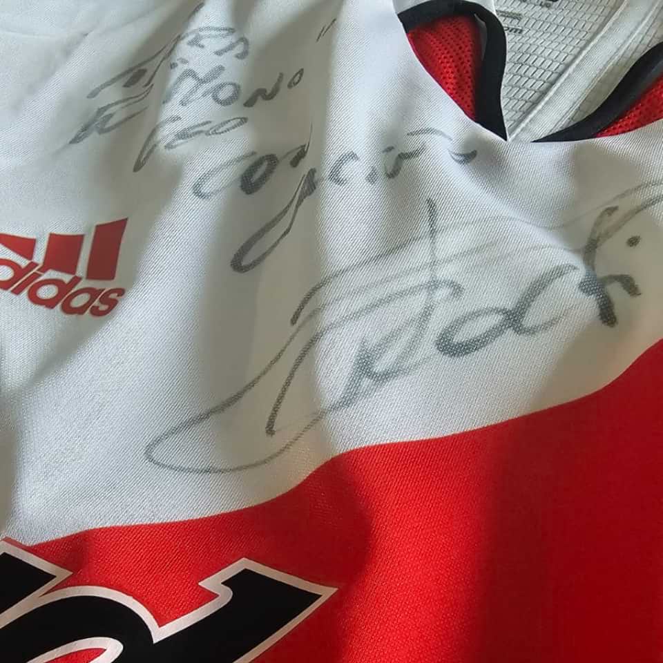 Daniel Montenegro – Match worn & signed – River Plate – Copa Libertadores 2004 - Imagen 13
