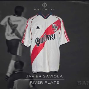 Javier Saviola - Match worn - PHOTOMATCHED - River Plate vs Vasco Da Gama - Copa Mercosur 2000