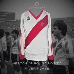 Nestor "Pipo" Gorosito - Match worn in bench - River Plate vs Steaua Bucarest - Copa Intercontinental 1986