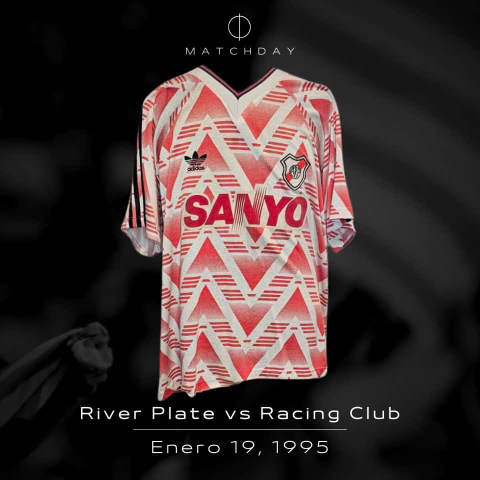 Walter Silvani – Match worn 2nd Half – River Plate vs Racing Club – Copa de Oro 1995 - Imagen 4