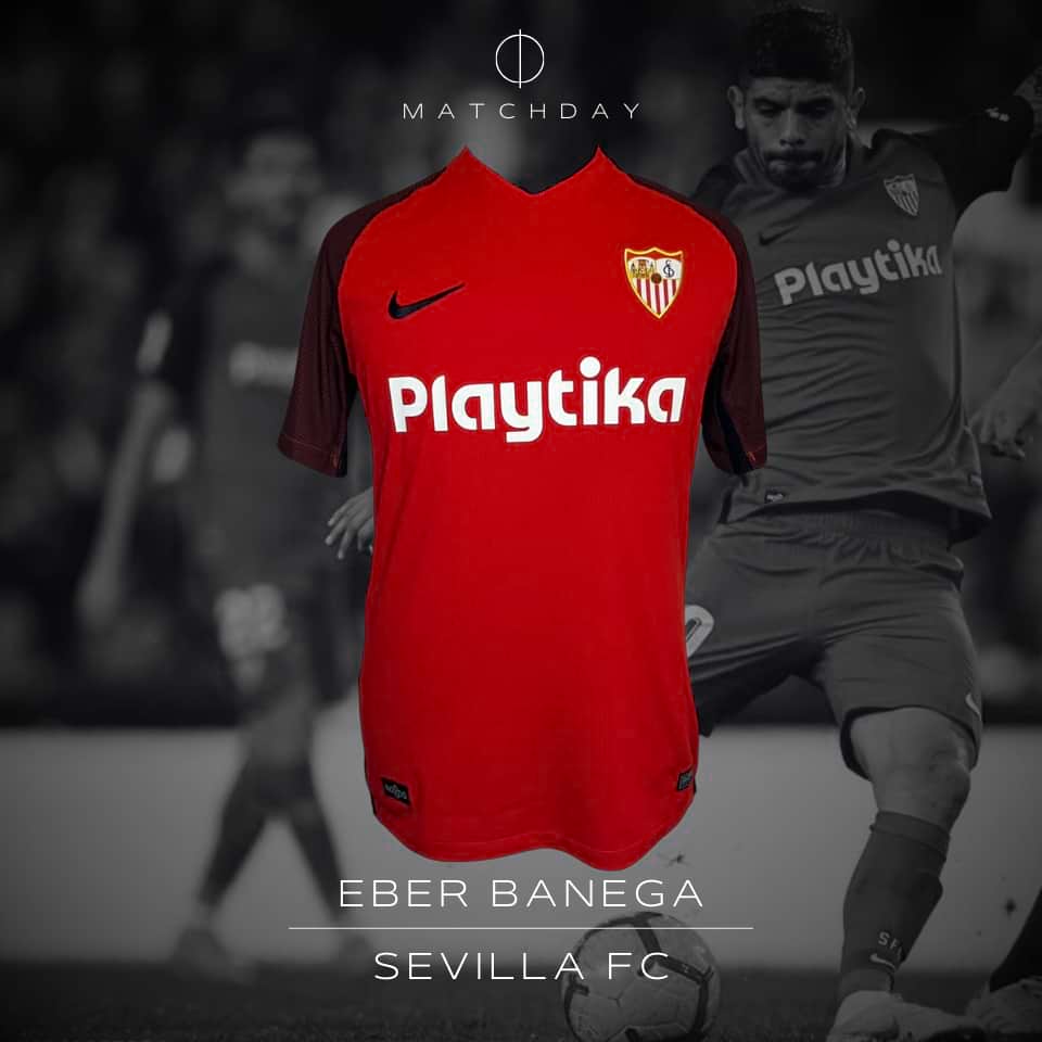 Ever Banega – Match worn – Valencia CF vs Sevilla FC – LaLiga 2018