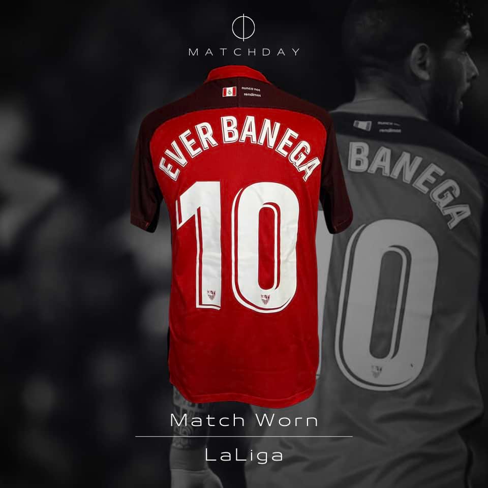 Ever Banega – Match worn – Valencia CF vs Sevilla FC – LaLiga 2018 - Imagen 3