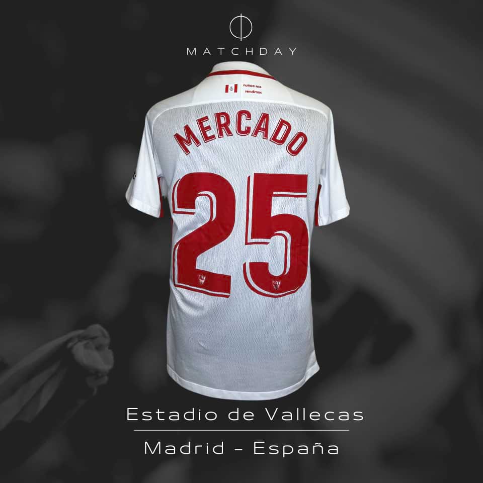 Gabriel Mercado – Match worn – Sevilla FC. vs Leganes – LaLiga 2019 - Imagen 5