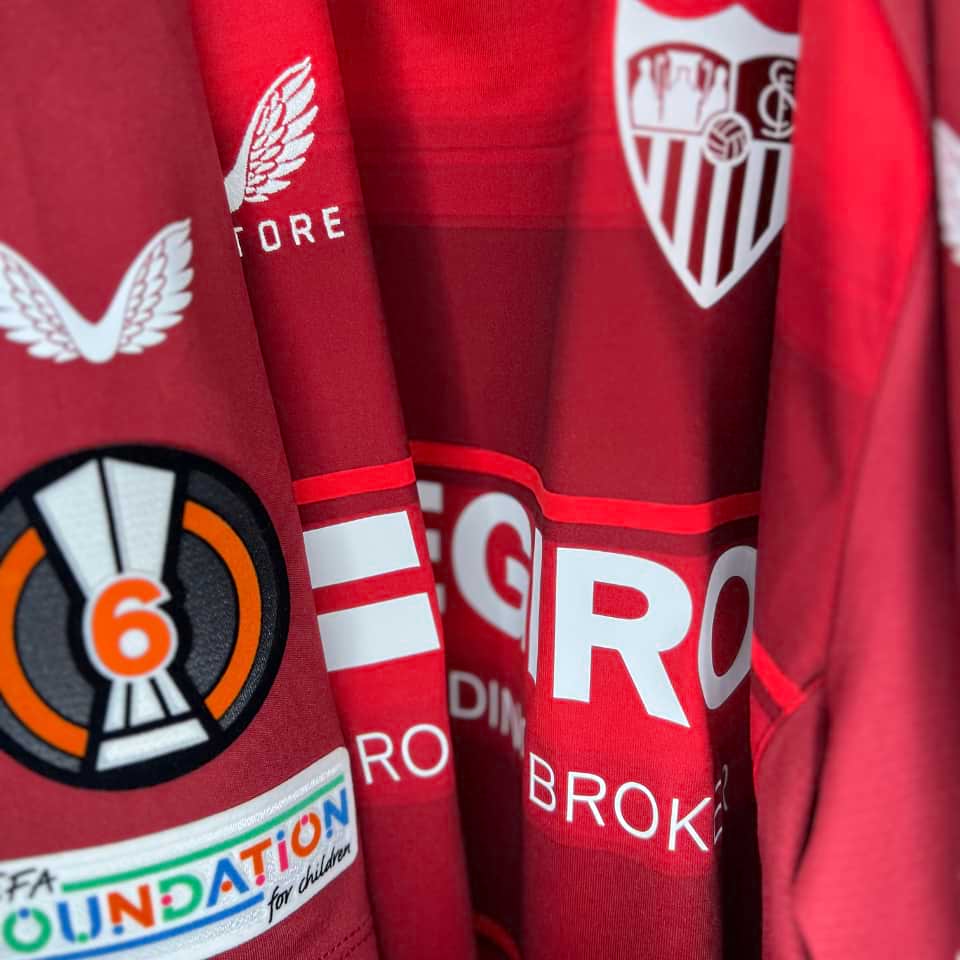 Lucas Ocampos – Match worn – Fenerbahce vs Sevilla FC – UEFA Europa Legue - Imagen 6