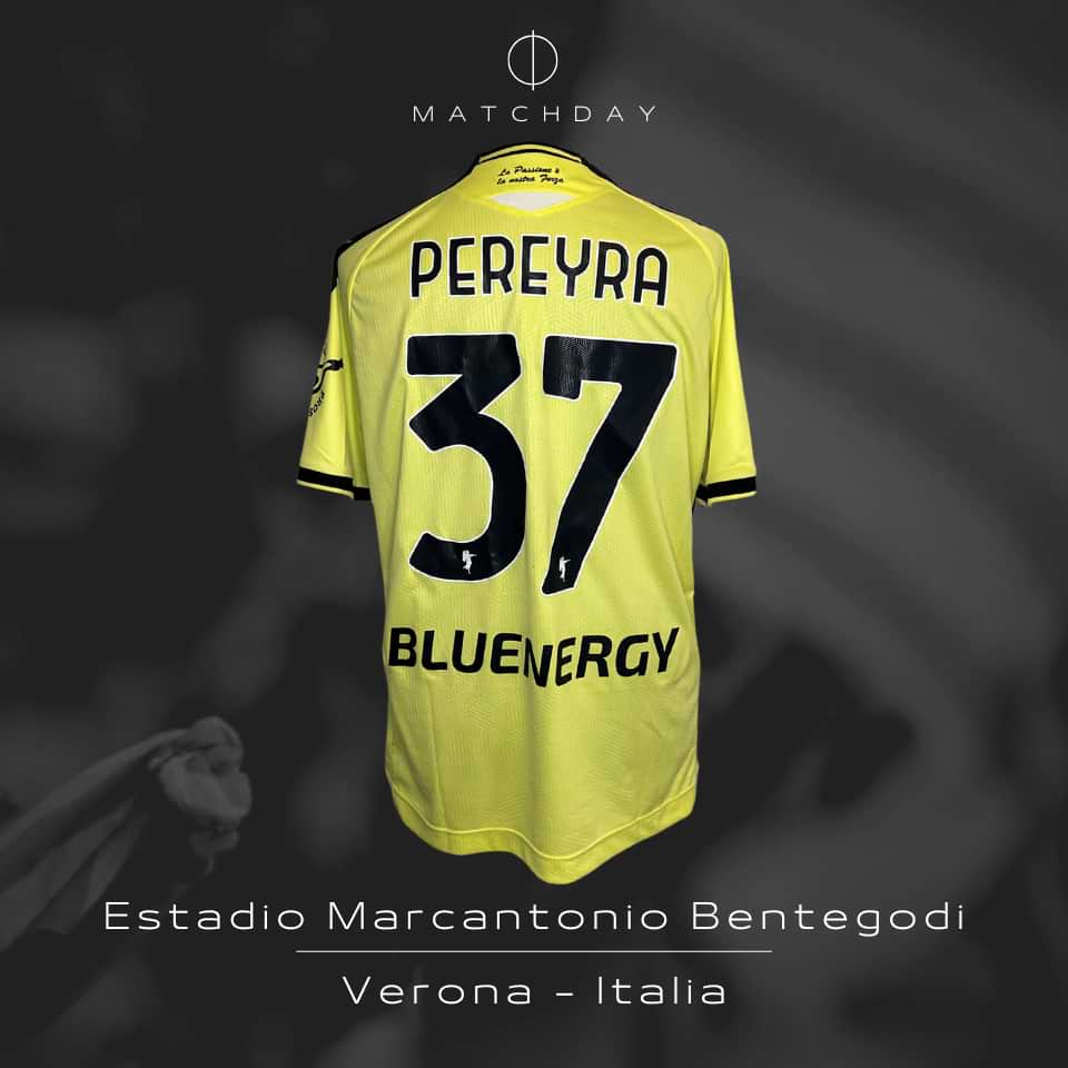 Roberto Pereyra – Match worn – Verona vs Udinese Calcio – Serie A - Imagen 5