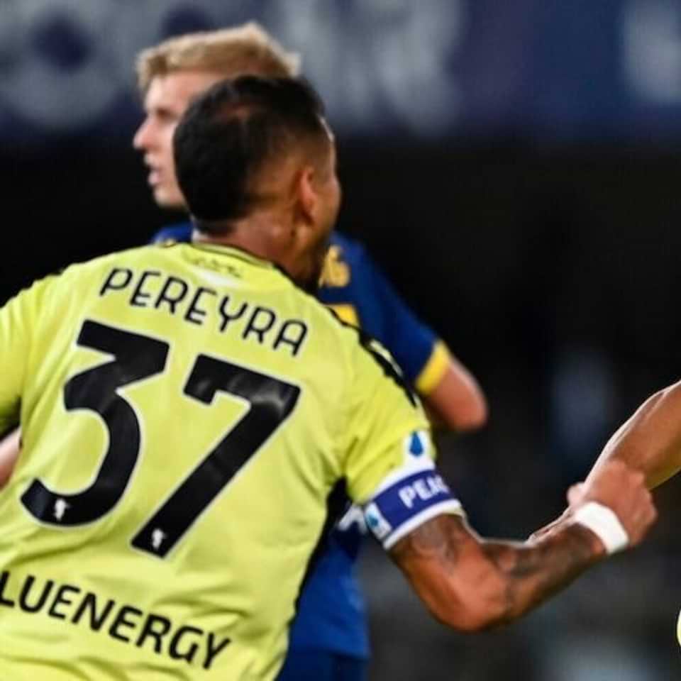 Roberto Pereyra – Match worn – Verona vs Udinese Calcio – Serie A - Imagen 20