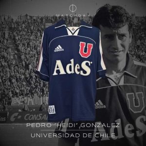 Pedro Gonzalez - Match worn jersey - Universidad de Chile -  Campeonato Nacional 2000