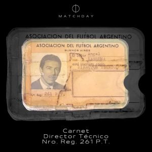 Carnet de director tecnico -  Angel Labruna - Futbol Argentino