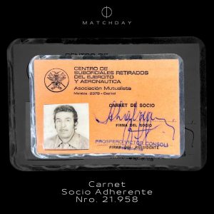 Carnet de Suboficiales retirados del ejercito y aeronautica de Angel Labruna - 1979