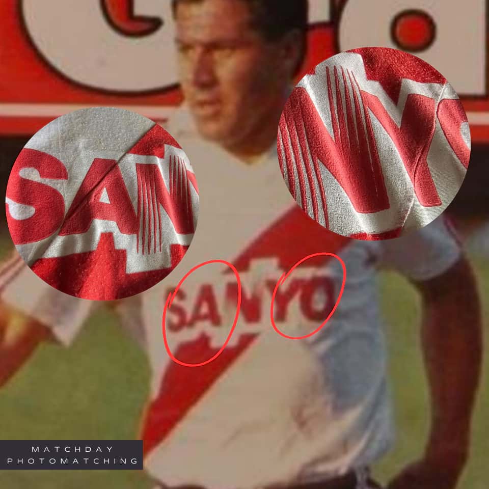 Ramón Ismael “Mencho” Medina Bello – Match worn – PHOTOMATCH – River Plate – Torneo Apertura 1993 - Imagen 20