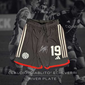 Claudio Echeverri - Match Worn & Signed Short - Liga Profesional de Fútbol 2024