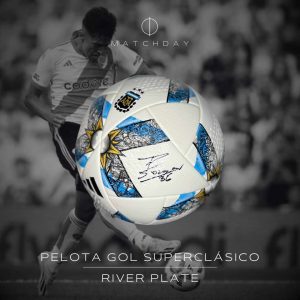 Pablo Solari - Match Worn & Signed game goal ball - River vs Boca - Copa de la Liga 2024