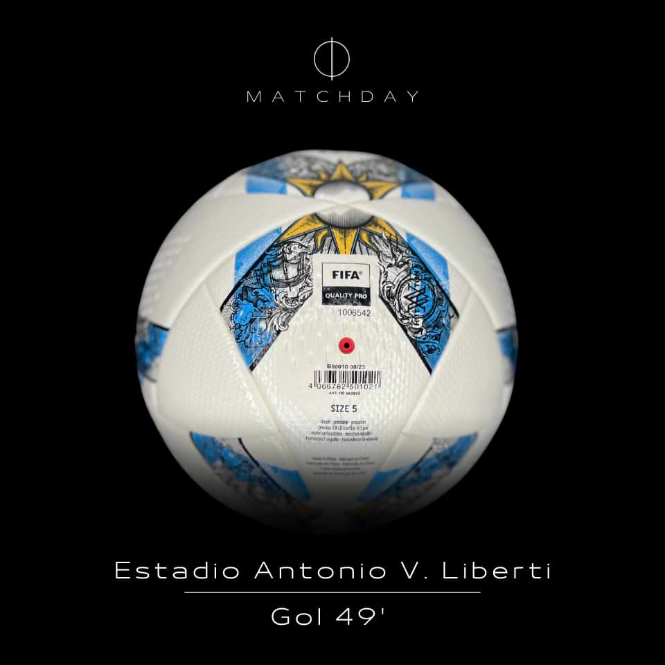 Pablo Solari – Match Worn & Signed game goal ball – River vs Boca – Copa de la Liga 2024 - Imagen 5