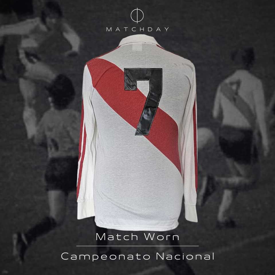Alberto Bica – River Plate – Campeonate Nacional 1982/83 – Match Worn - Imagen 3