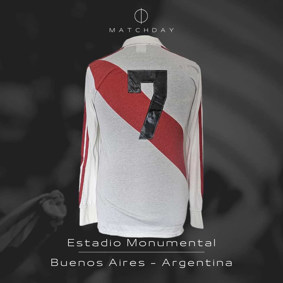 Alberto Bica – River Plate – Campeonate Nacional 1982/83 – Match Worn - Imagen 5