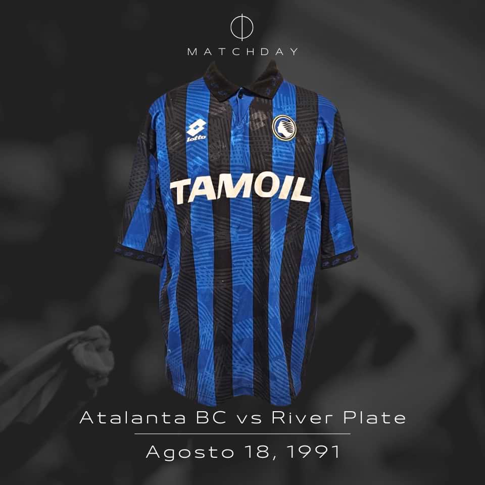 Claudio Caniggia – Atalanta – Sardegna Cup 1991 – Match Worn - Imagen 4