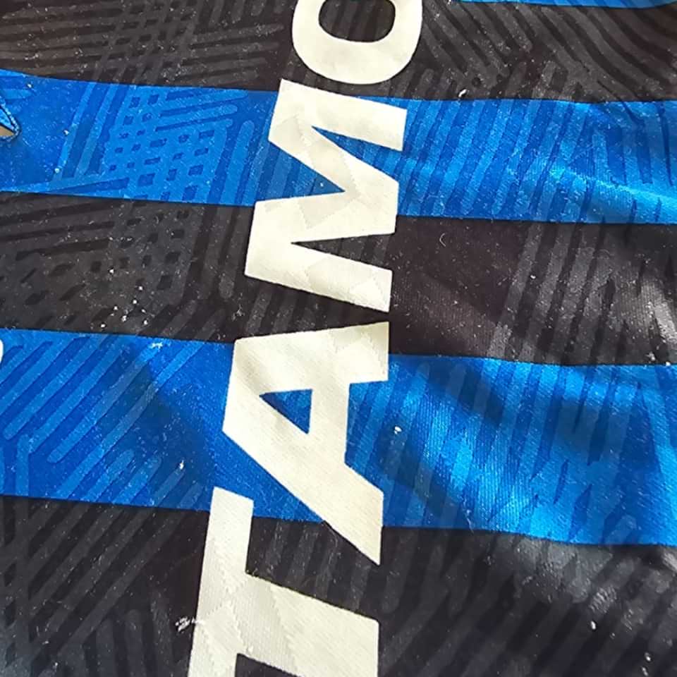 Claudio Caniggia – Atalanta – Sardegna Cup 1991 – Match Worn - Imagen 12