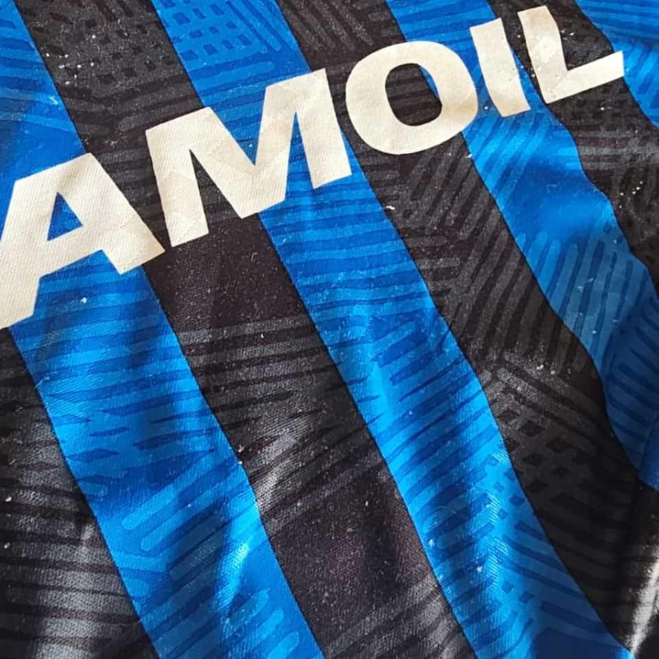 Claudio Caniggia – Atalanta – Sardegna Cup 1991 – Match Worn - Imagen 13