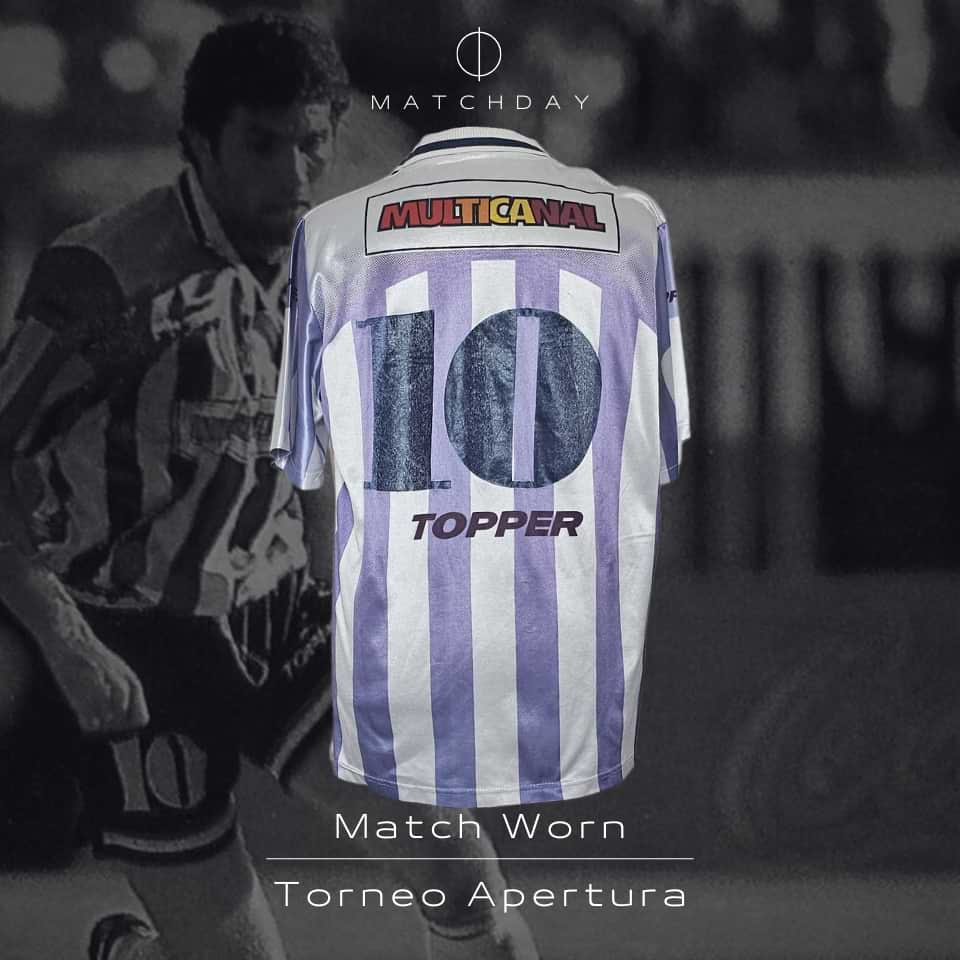 Ruben Capria – Racing Club – Torneo Apertura 1995 – Match Worn - Imagen 3