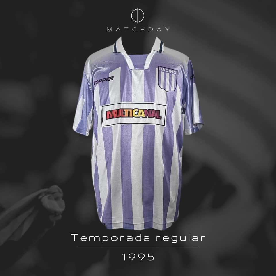 Ruben Capria – Racing Club – Torneo Apertura 1995 – Match Worn - Imagen 4