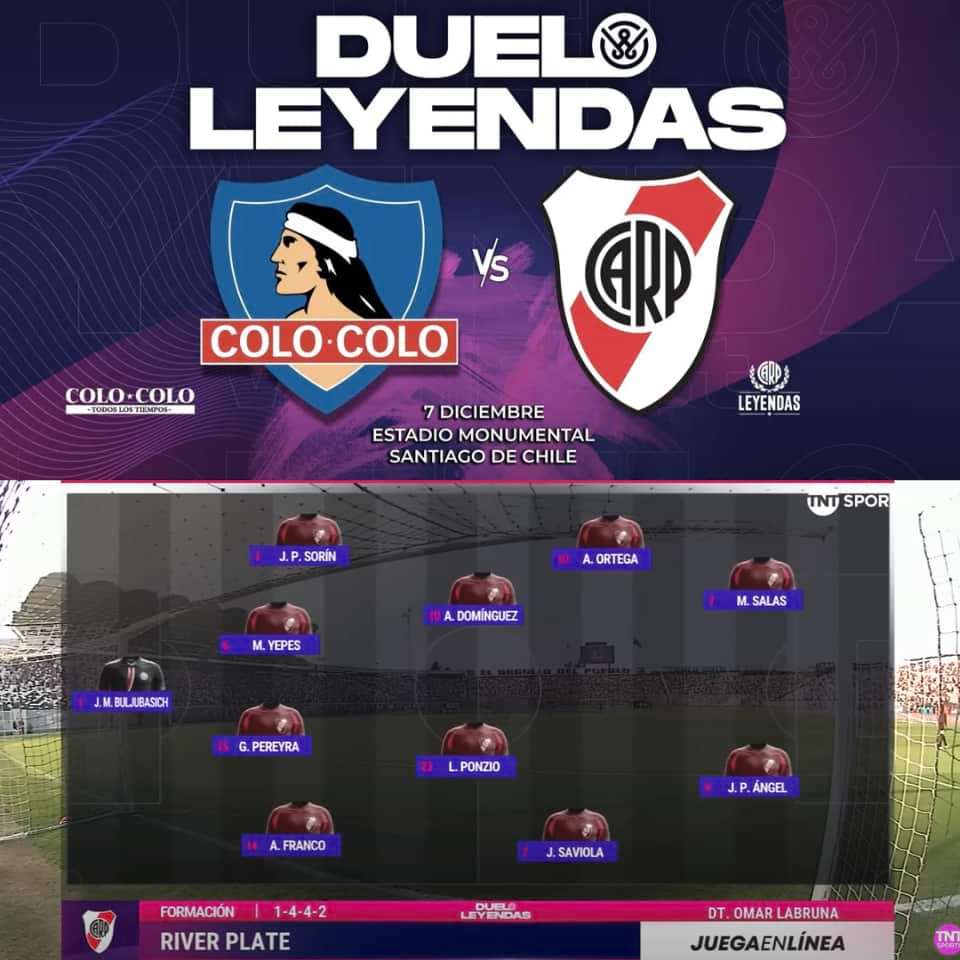 Alejandro Dominguez – River Plate Senior – Leyendas vs Colo Colo – Signed – Video proof – Match Worn - Imagen 28