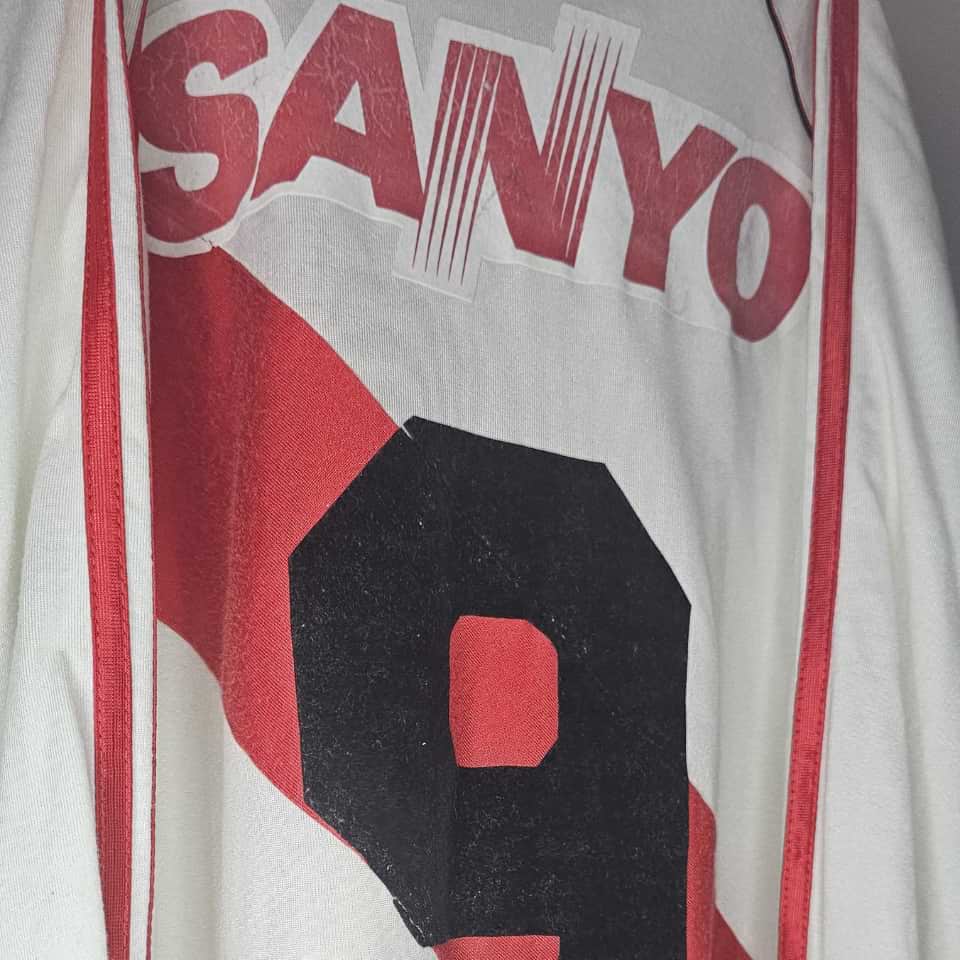 Enzo Francescoli – River Plate – Match worn shirt – Torneo Apertura 1995 - Imagen 7