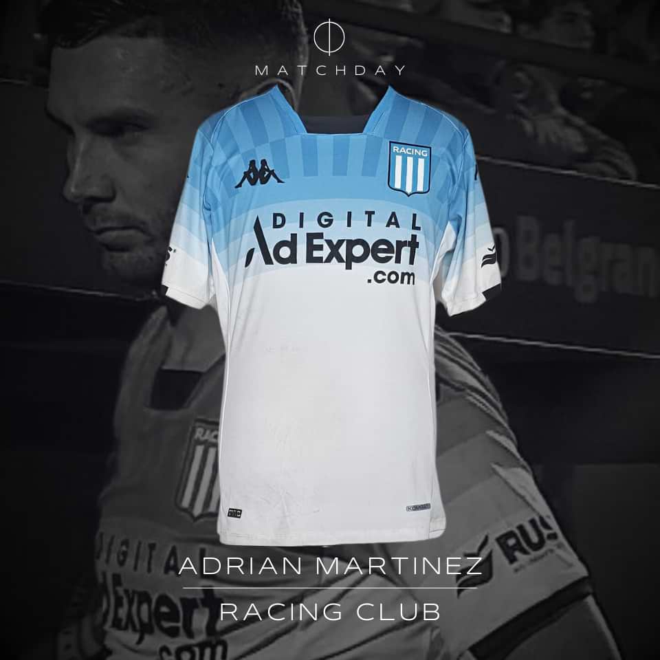 Adrian “Maravilla” Martinez – Racing Club – CLPF – 2024 – Match Worn Unwashed