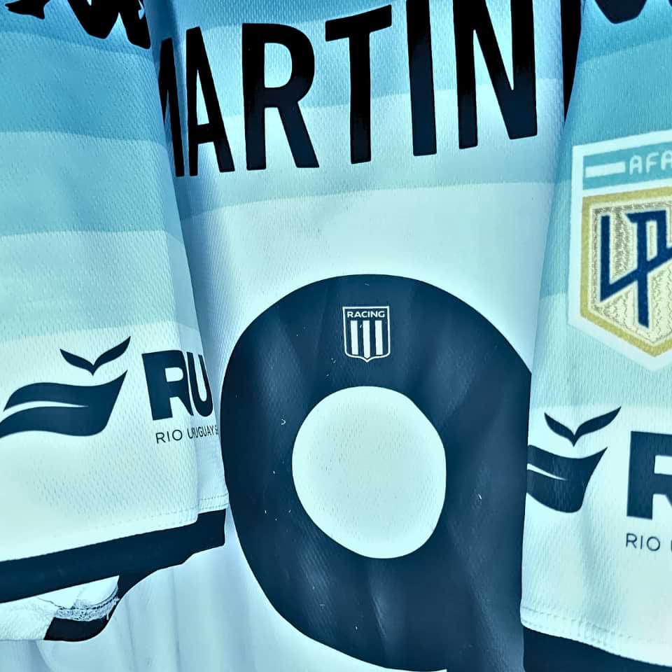 Adrian “Maravilla” Martinez – Racing Club – CLPF – 2024 – Match Worn Unwashed - Imagen 7