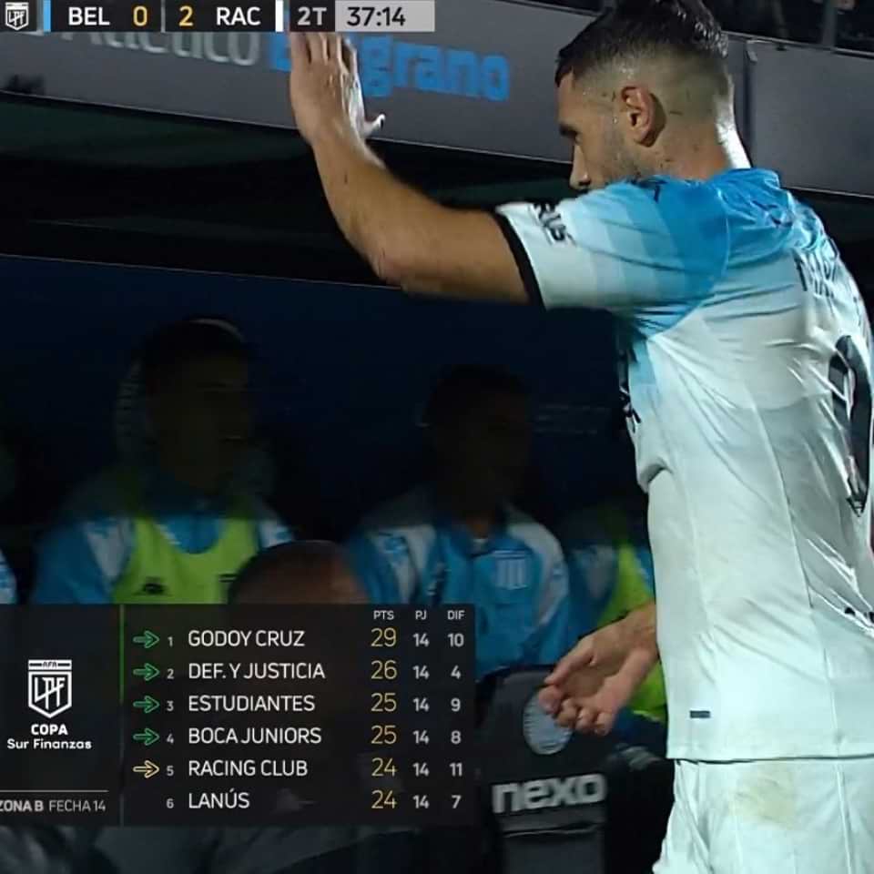 Adrian “Maravilla” Martinez – Racing Club – CLPF – 2024 – Match Worn Unwashed - Imagen 23
