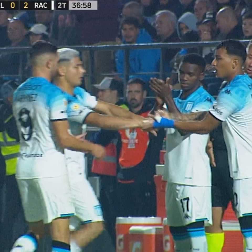Adrian “Maravilla” Martinez – Racing Club – CLPF – 2024 – Match Worn Unwashed - Imagen 24
