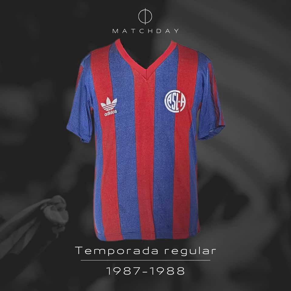 Daniel Riquelme – San Lorenzo – Torneo Primera División 1987/88 – Match Worn - Imagen 4