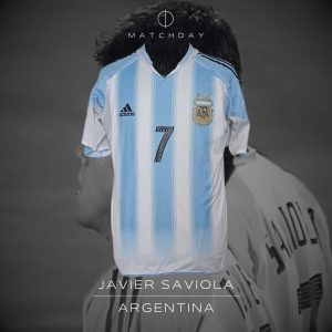 Javier Saviola - Argentina - Athens JJOO 2004 - Match Worn