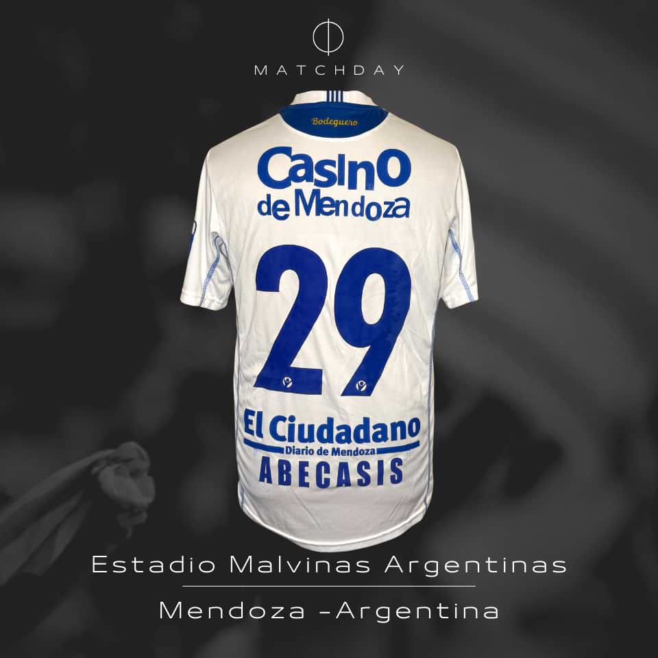 Luciano Abecasis – Godoy Cruz – Campeonato Primera División 2018 – MATCH WORN - Imagen 5