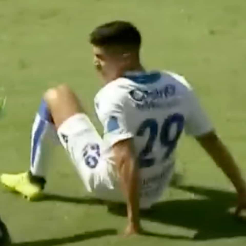Luciano Abecasis – Godoy Cruz – Campeonato Primera División 2018 – MATCH WORN - Imagen 13