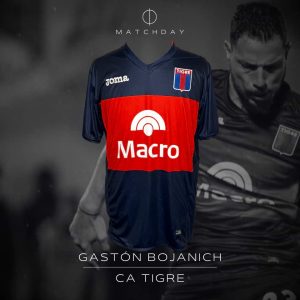 Gastón Bojanich - Tigre - Campeonato Primera División 2017 - MATCH WORN