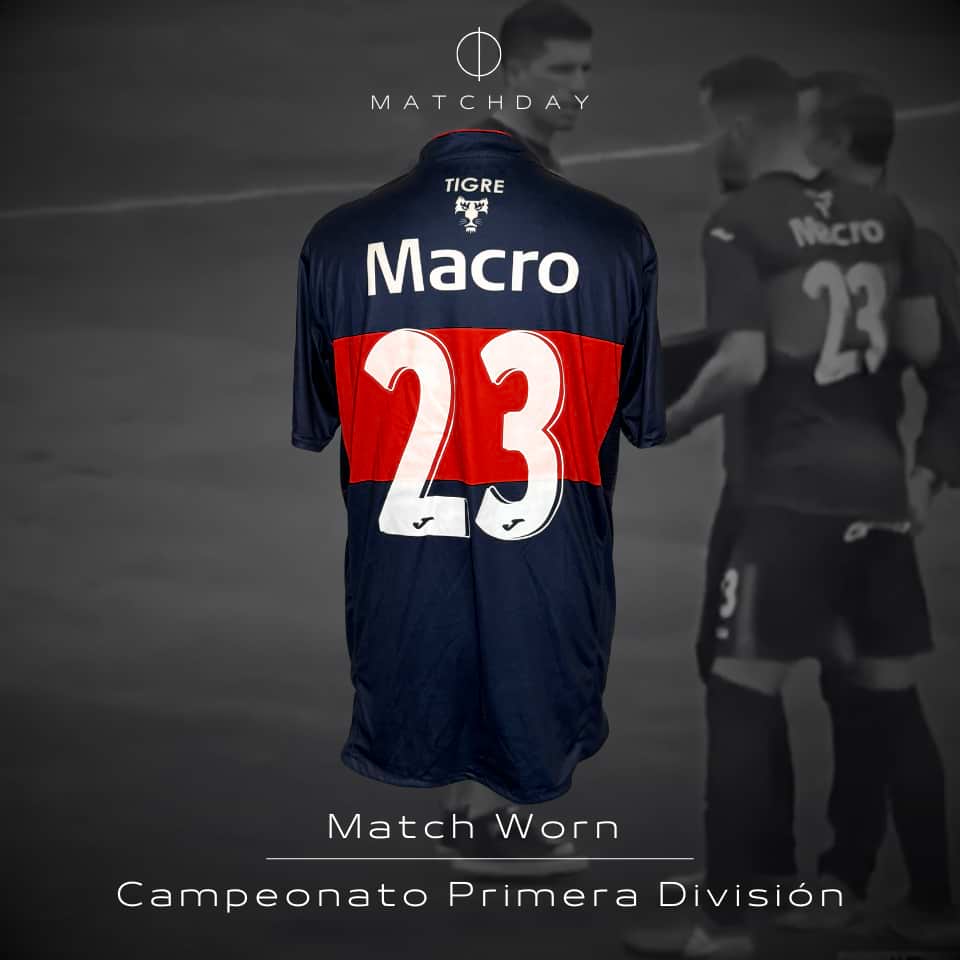 Gastón Bojanich – Tigre – Campeonato Primera División 2017 – MATCH WORN - Imagen 3