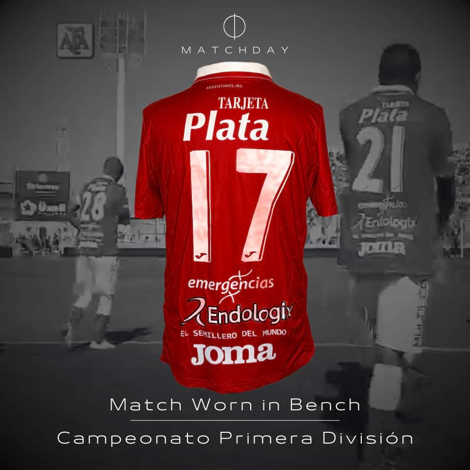 Braian Romero – Argentinos Juniors – Campeonato Primera División 2017 – Match worn in bench - Imagen 3