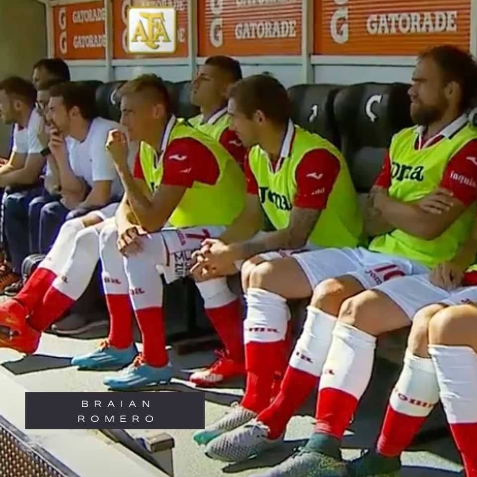 Braian Romero – Argentinos Juniors – Campeonato Primera División 2017 – Match worn in bench - Imagen 17