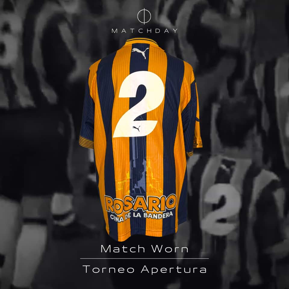 Mauro Cetto – Rosario Central – Torneo Apertura 2001 – MATCH WORN - Imagen 3