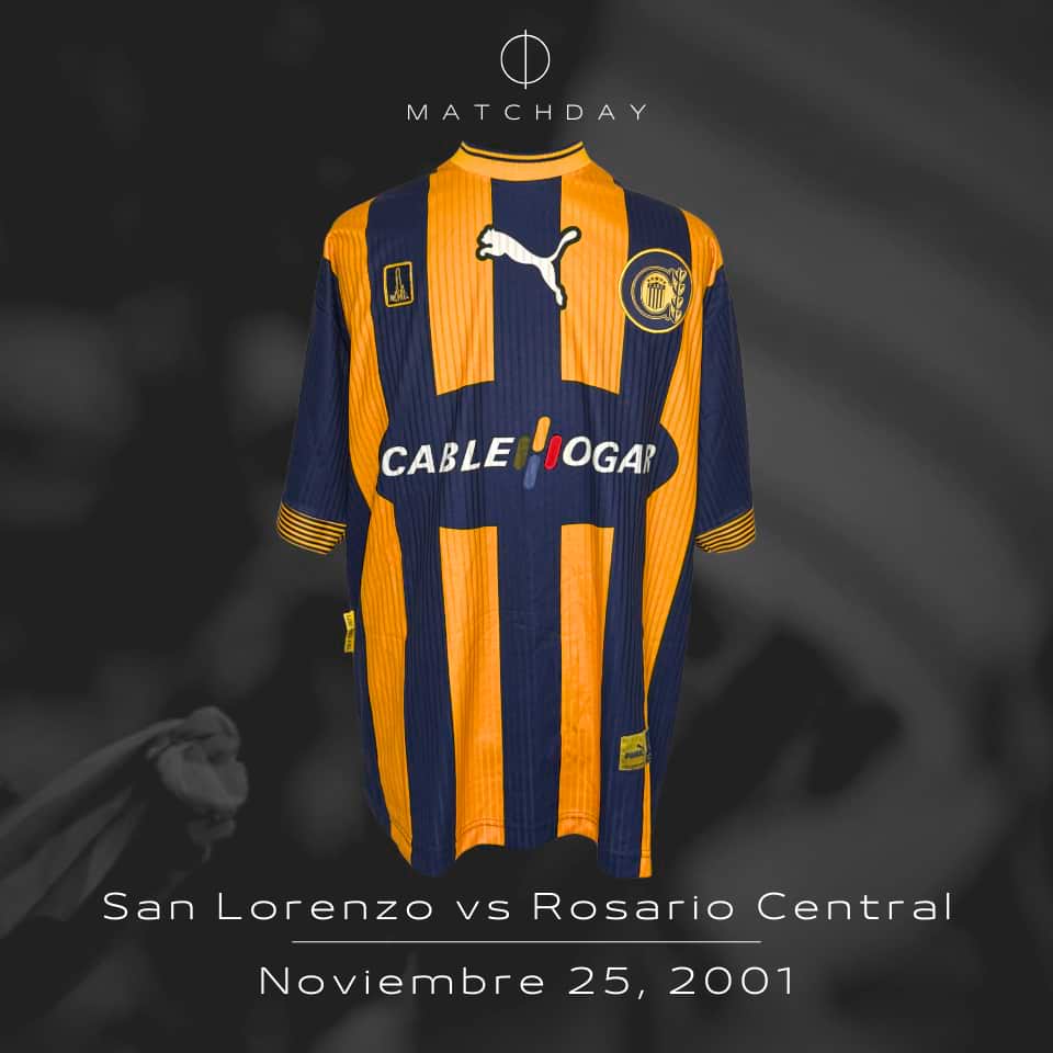 Mauro Cetto – Rosario Central – Torneo Apertura 2001 – MATCH WORN - Imagen 4