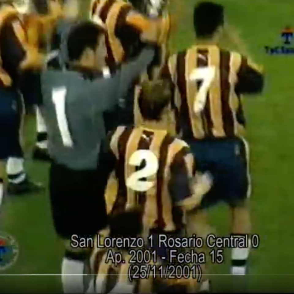 Mauro Cetto – Rosario Central – Torneo Apertura 2001 – MATCH WORN - Imagen 11