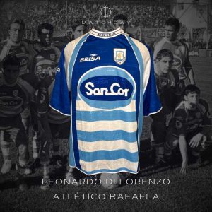 Leonardo Di Lorenzo - Atlético Rafaela - Clausura 2004 - MATCH WORN
