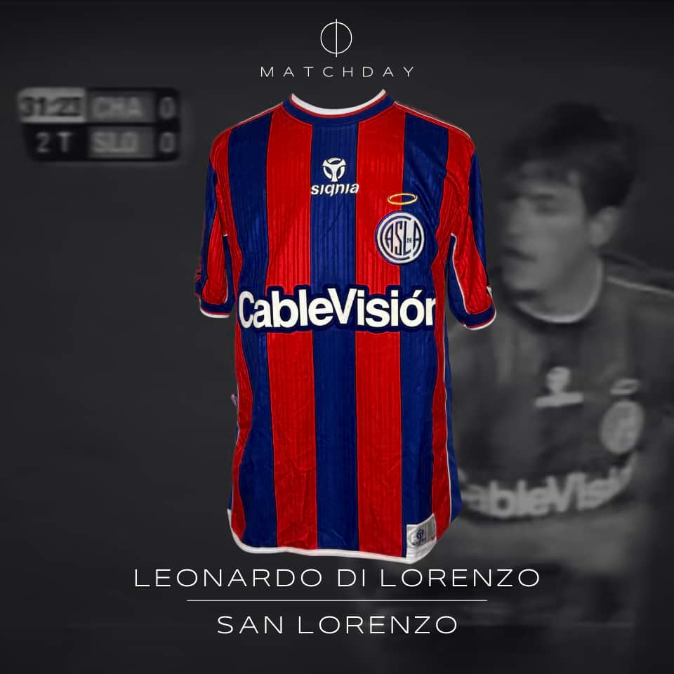 Leonardo Di Lorenzo – San Lorenzo – Torneo Clausura 2001 – MATCH WORN
